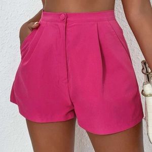Pink shein shorts